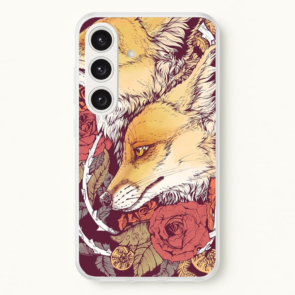 Red Fox Bloom - Phone Case for Galaxy S25