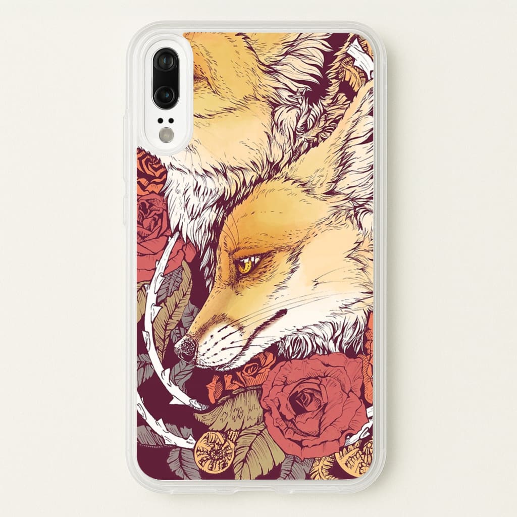 Red Fox Bloom - Phone Case for Huawei P20