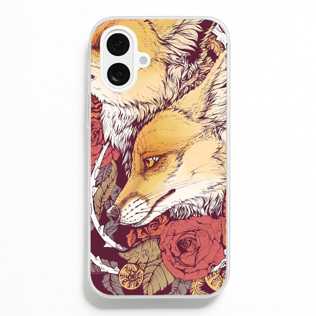 Red Fox Bloom Phone Case