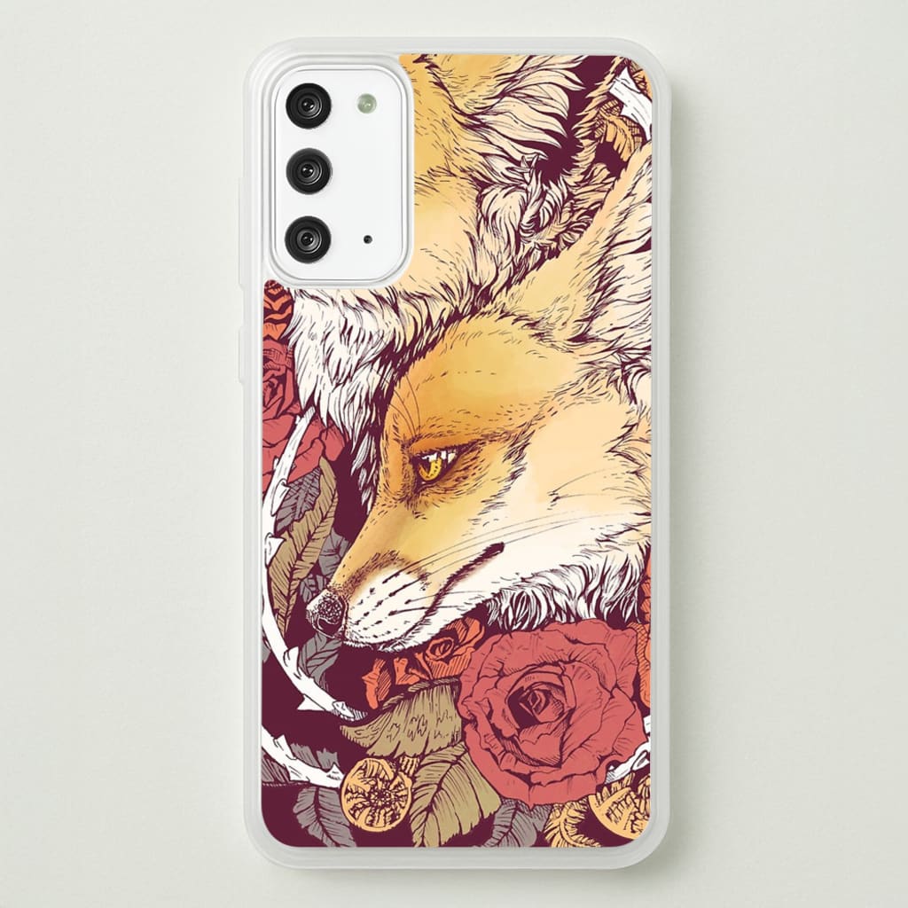 Red Fox Bloom - Phone Case for Galaxy Note 20