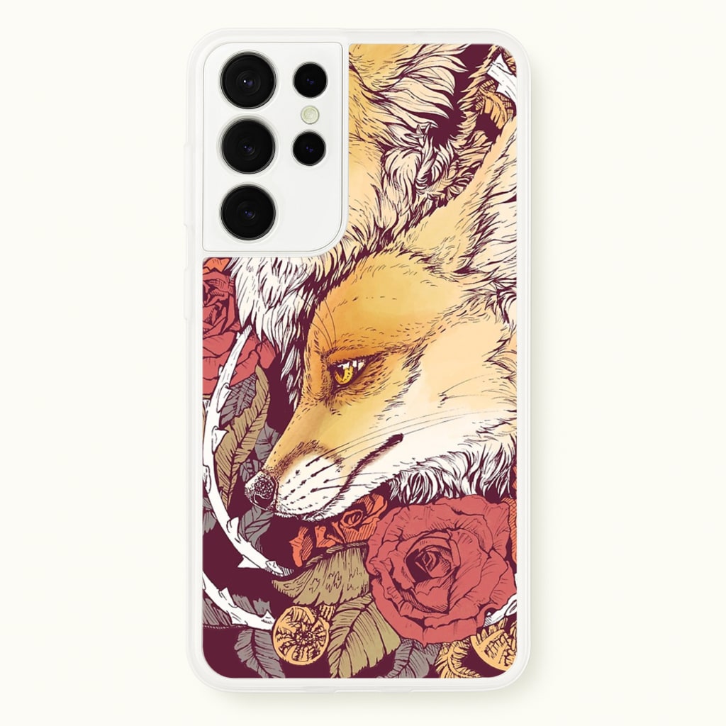 Red Fox Bloom - Phone Case for Galaxy S21 Ultra