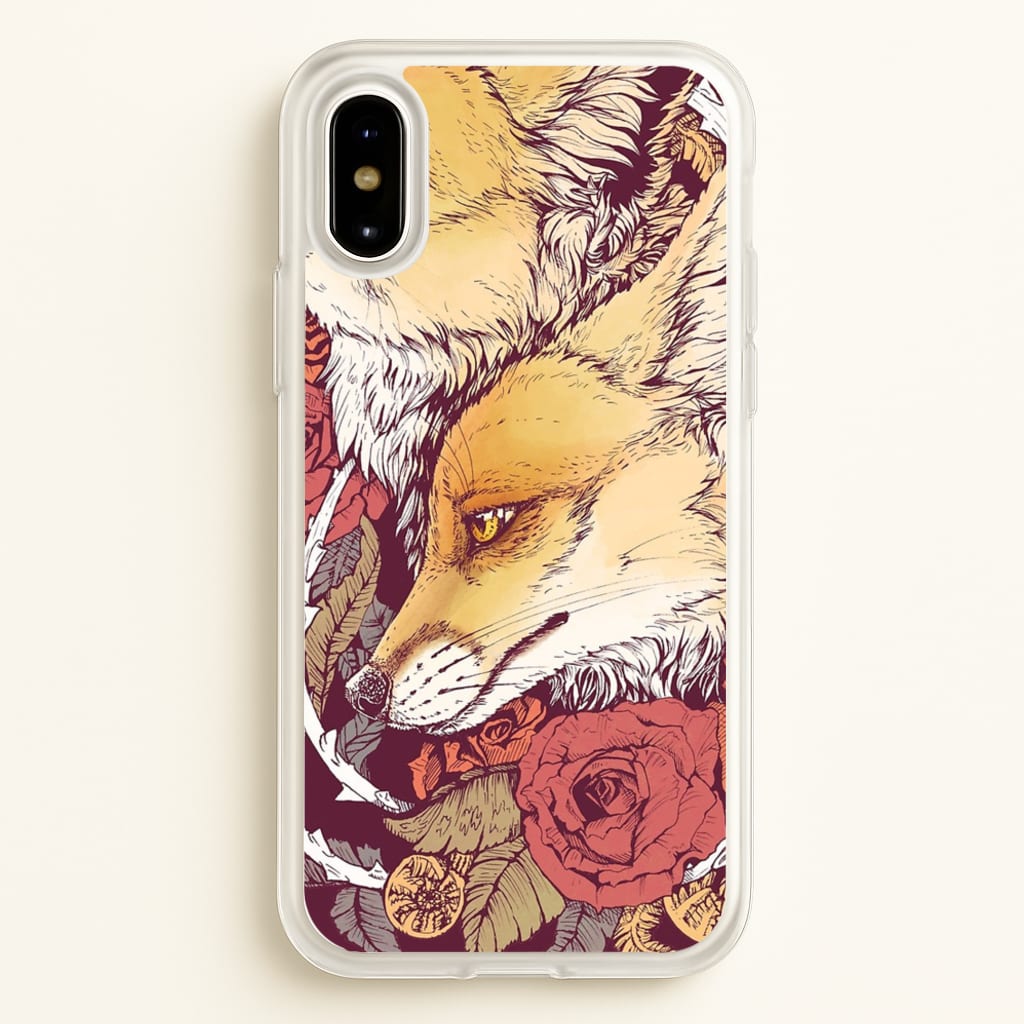 Red Fox Bloom - Phone Case for iPhone X / XS