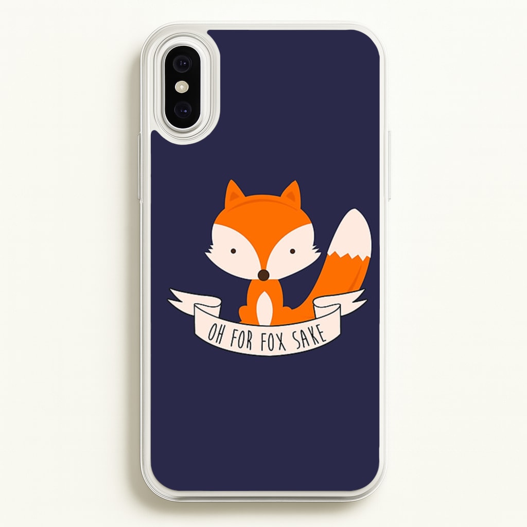 Oh For Fox Sake - Phone Case for iPhone XS Max
