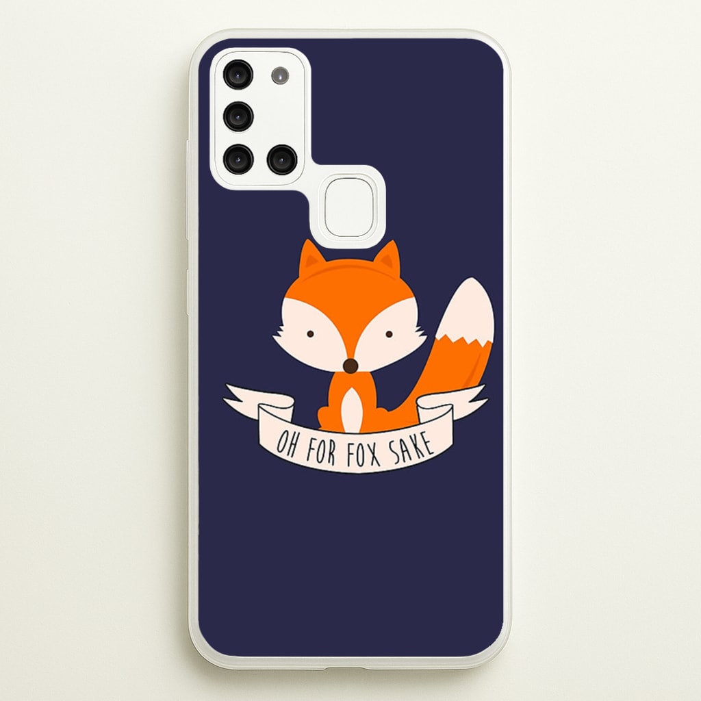Oh For Fox Sake - Phone Case for Galaxy A21s