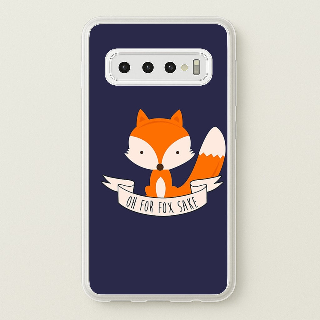 Oh For Fox Sake - Phone Case for Galaxy S10 Plus