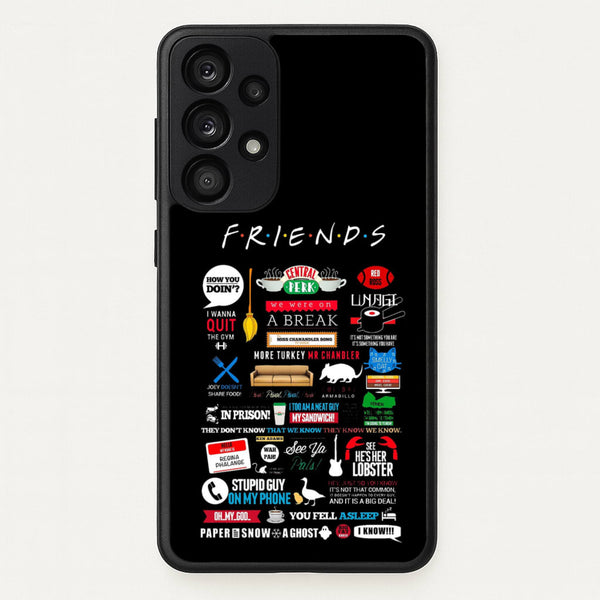 All The Quotes - Friends Phone Case for Galaxy A53