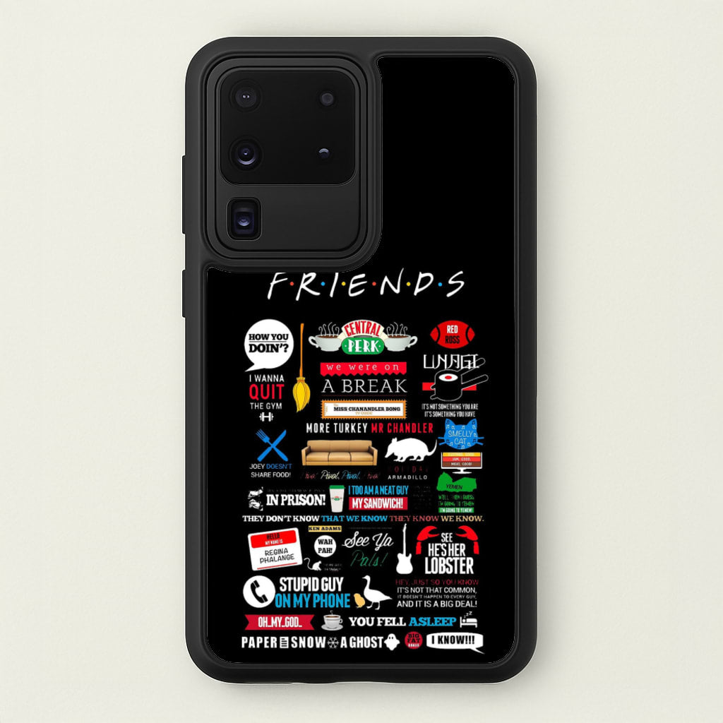 All The Quotes - Friends Phone Case for Galaxy S20 Ultra