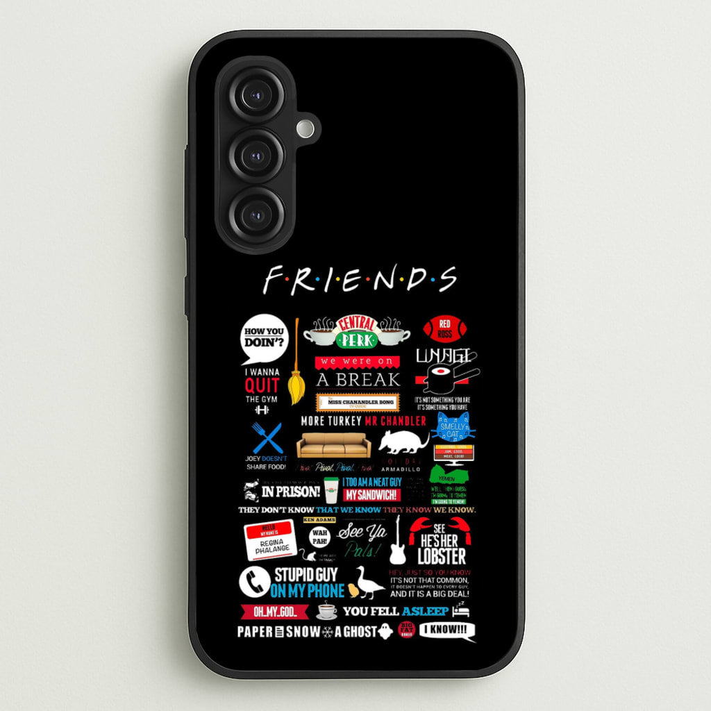 All The Quotes - Friends Phone Case for Galaxy S23FE