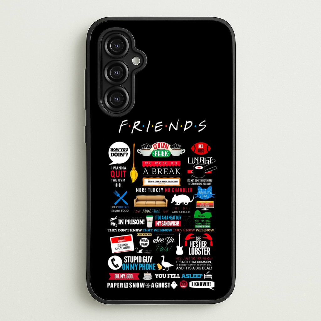 All The Quotes - Friends Phone Case for Galaxy A14
