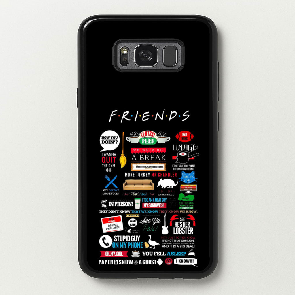 All The Quotes - Friends Phone Case for Galaxy S8 Plus