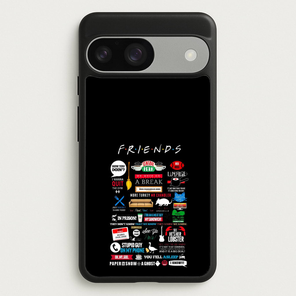 All The Quotes - Friends Phone Case for Google Pixel 9 / 9 Pro