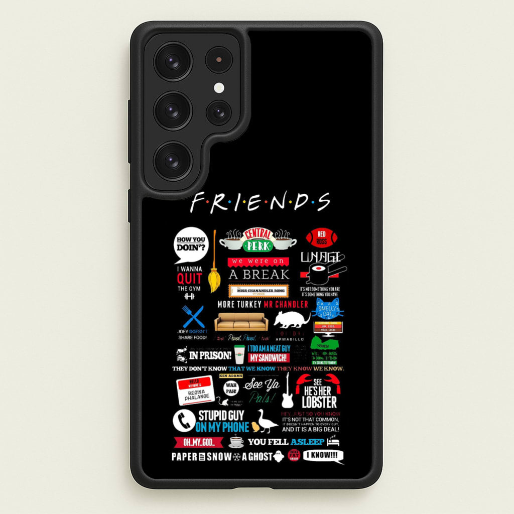 All The Quotes - Friends Phone Case for Galaxy S23 Ultra