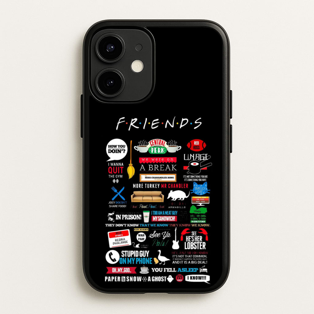 All The Quotes - Friends Phone Case for iPhone 12 / 12 Pro
