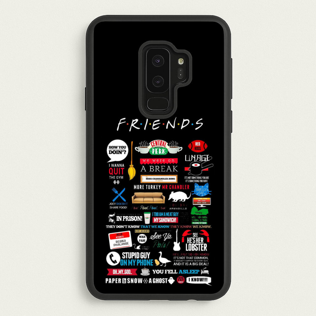 All The Quotes - Friends Phone Case for Galaxy S9 Plus