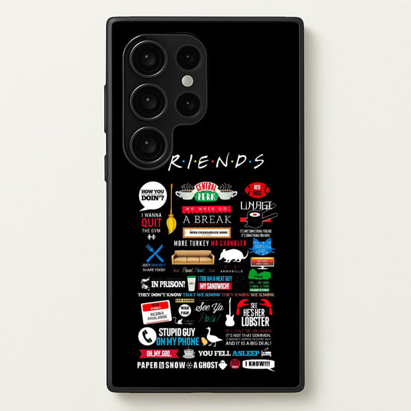 All The Quotes - Friends Phone Case for Galaxy S24 Ultra
