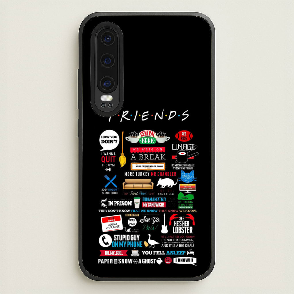 All The Quotes - Friends Phone Case for Huawei P30