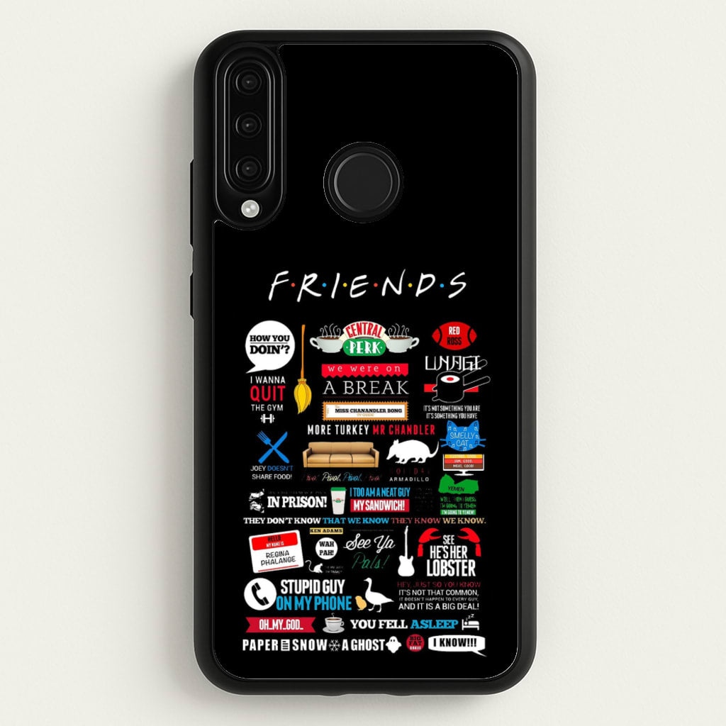All The Quotes - Friends Phone Case for Huawei P30 Lite