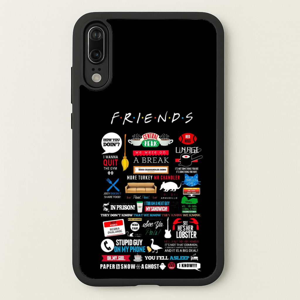 All The Quotes - Friends Phone Case for Huawei P20