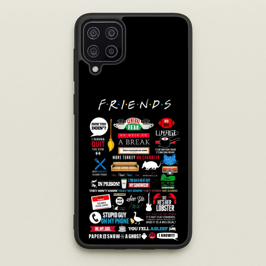 All The Quotes - Friends Phone Case for Galaxy A12