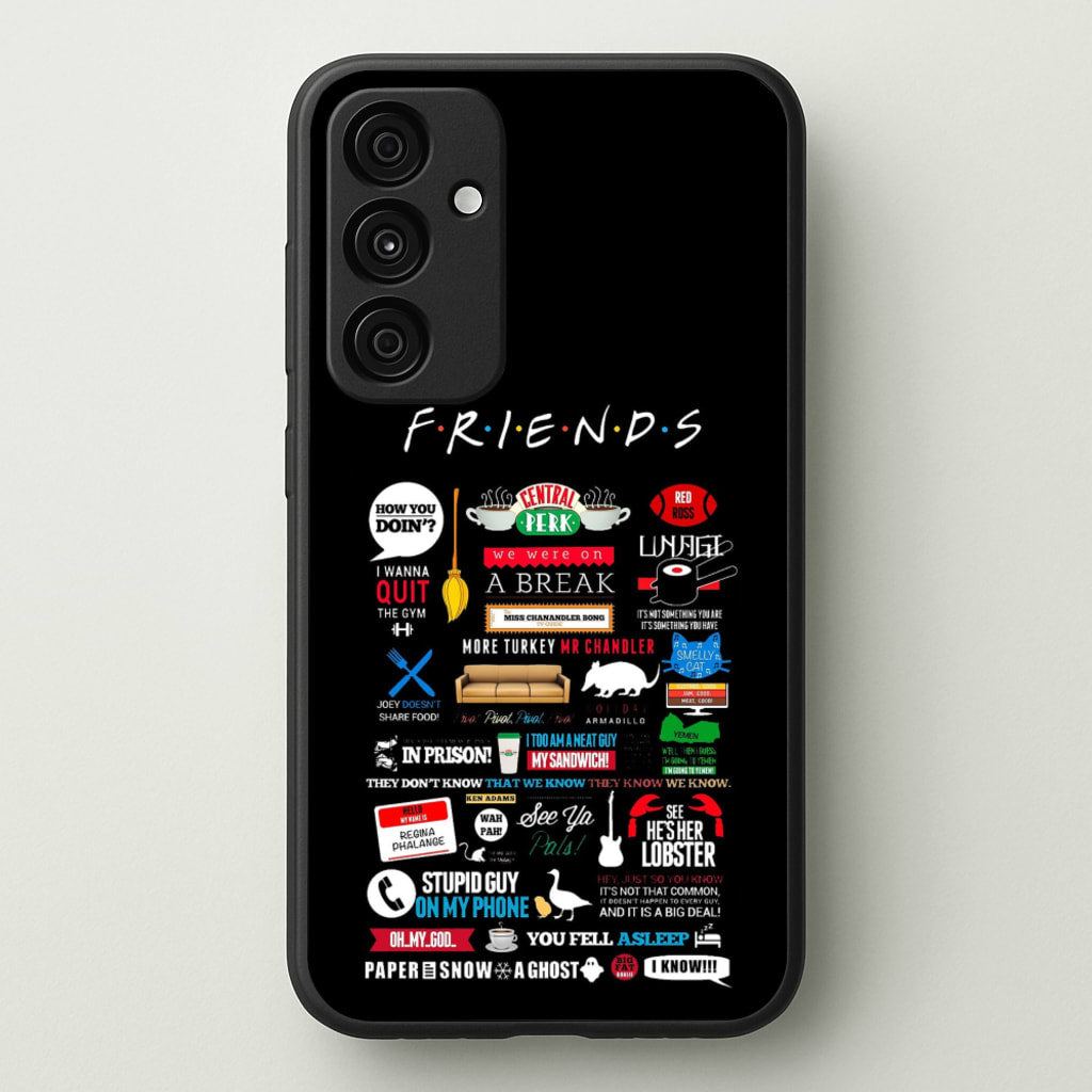 All The Quotes - Friends Phone Case for Galaxy A35