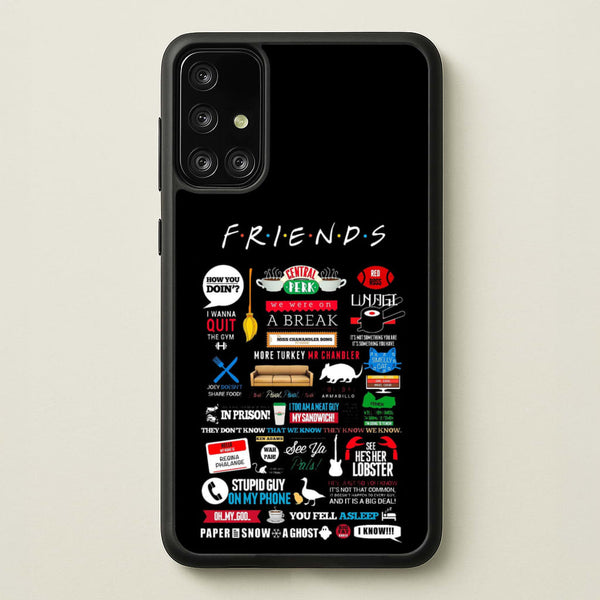 All The Quotes - Friends Phone Case for Galaxy A71