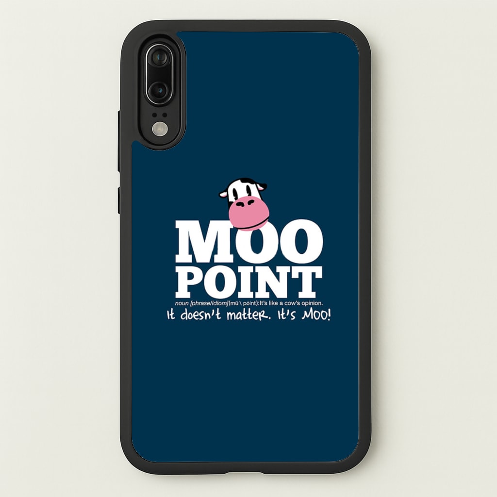 A Moo Point - Friends Phone Case for Huawei P20
