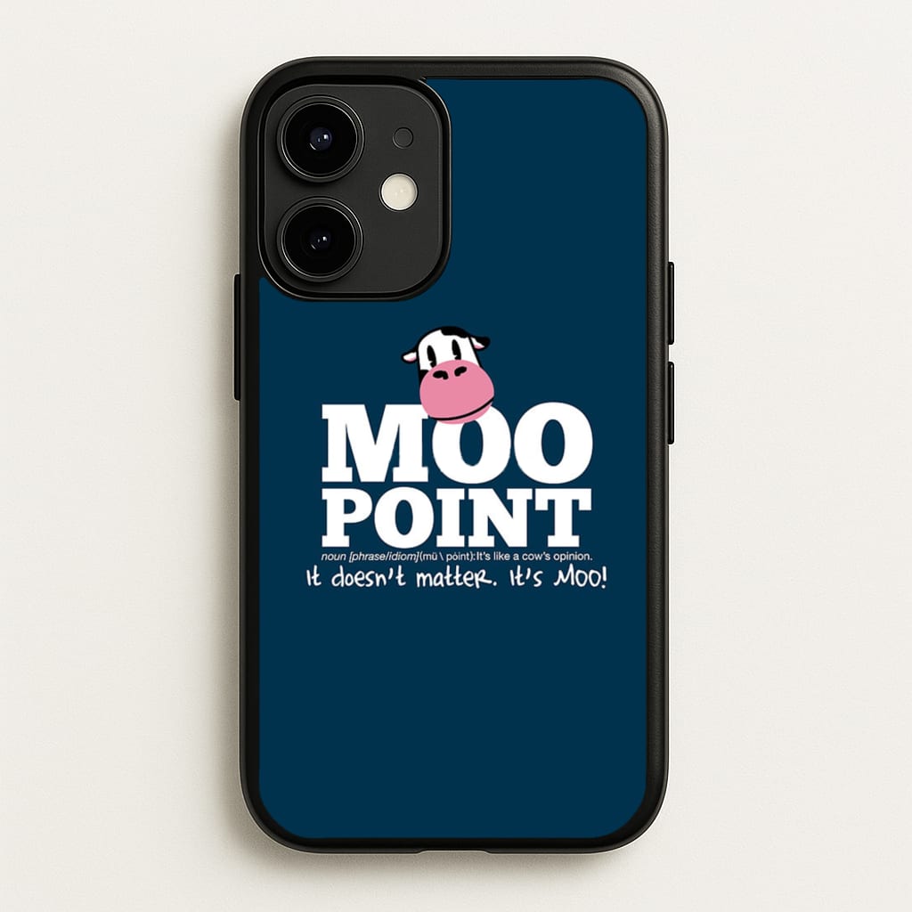 A Moo Point - Friends Phone Case for iPhone 12 / 12 Pro