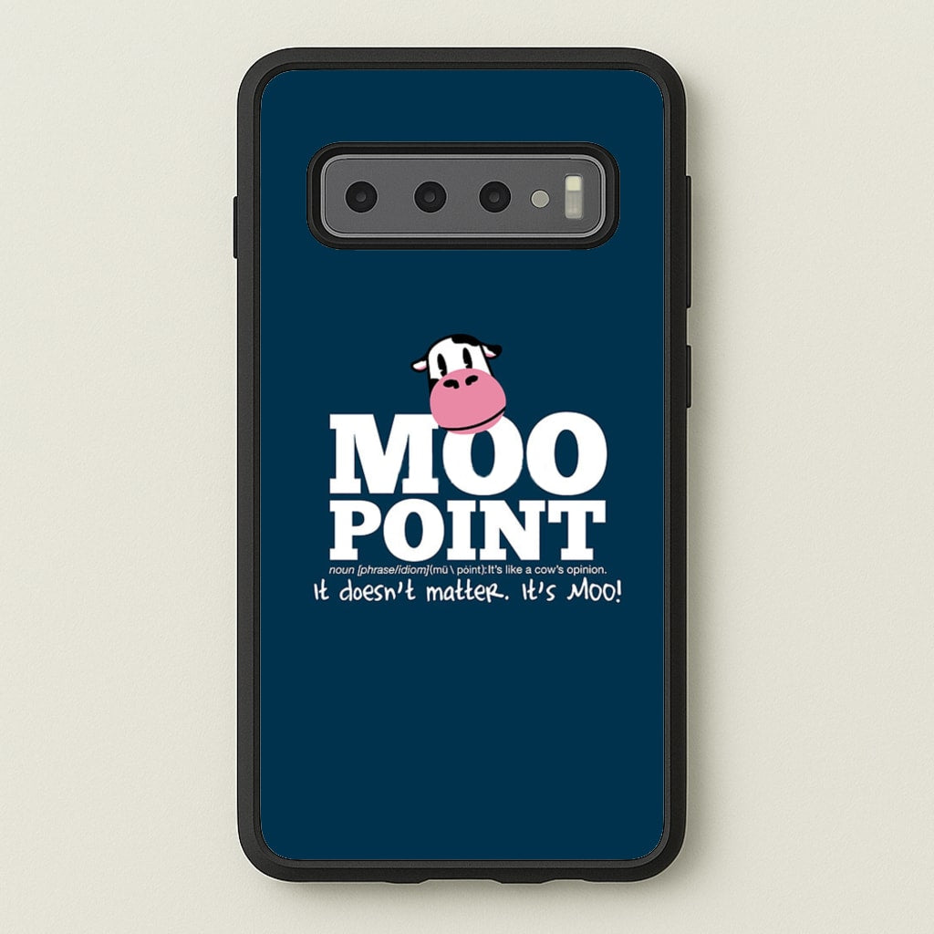 A Moo Point - Friends Phone Case for Galaxy S10 Plus