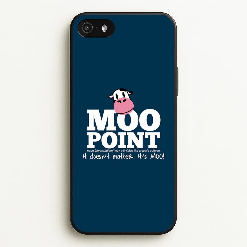 A Moo Point - Friends Phone Case for iPhone 5 / 5s / SE 2016