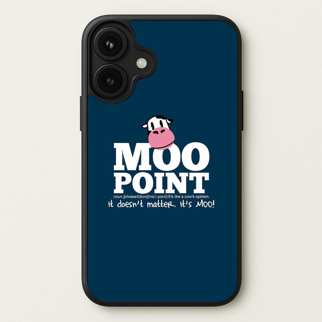 A Moo Point Phone Case for iPhone 17