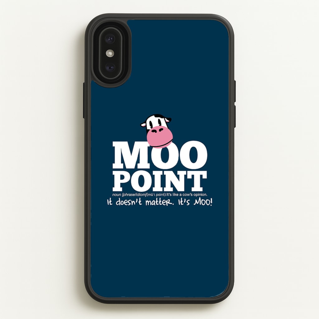 A Moo Point - Friends Phone Case for iPhone XS Max