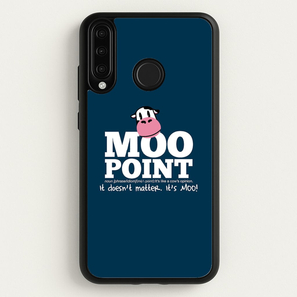 A Moo Point - Friends Phone Case for Huawei P30 Lite