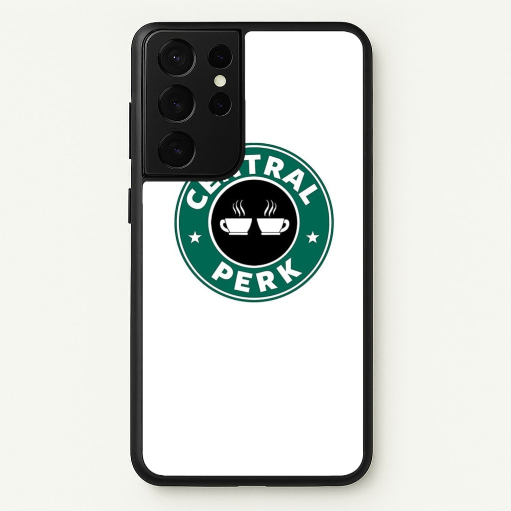 Central Perk - Coffee Logo - Coffee Phone Case for Galaxy S21 Ultra