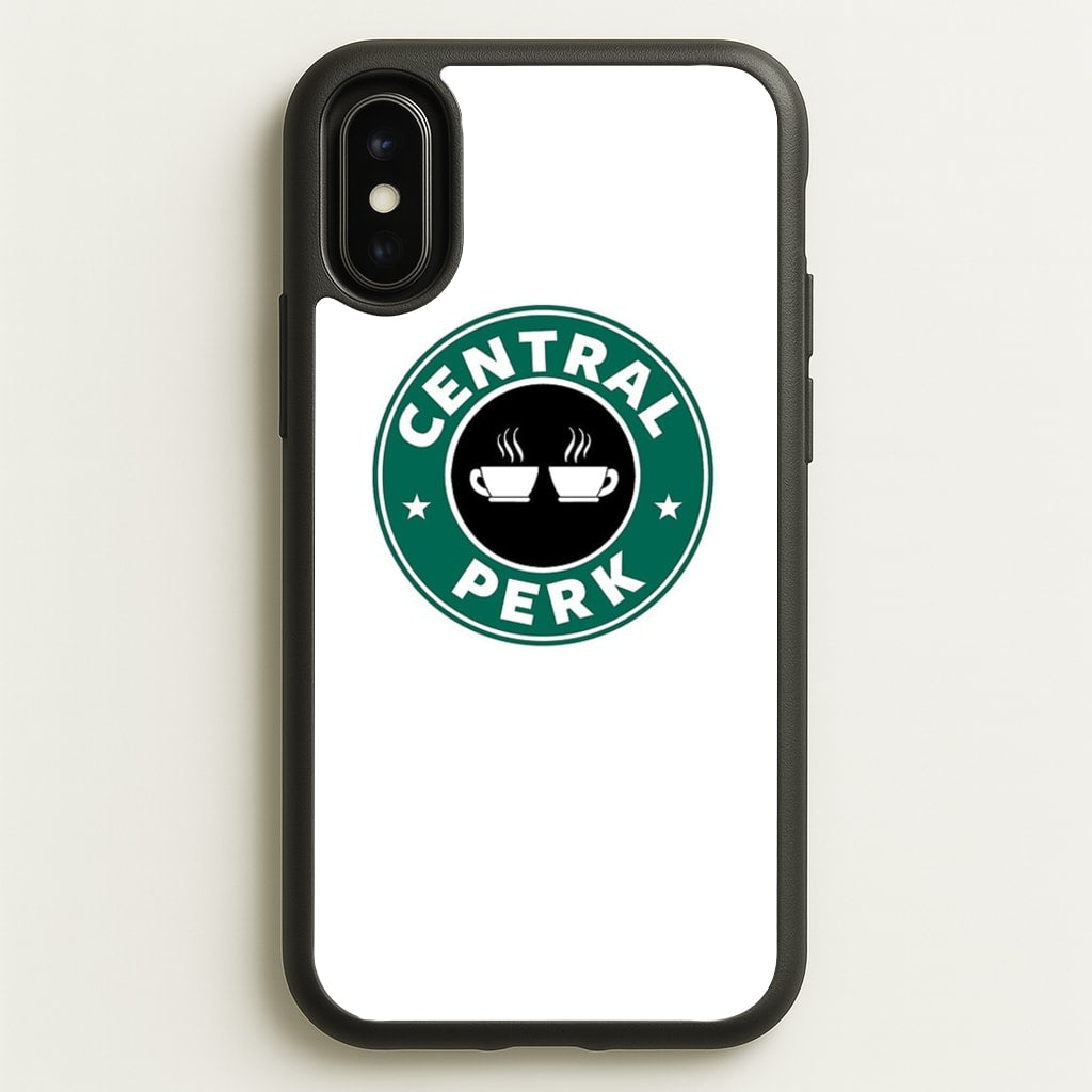 Central Perk - Coffee Logo - Coffee Phone Case for iPhone X / XS