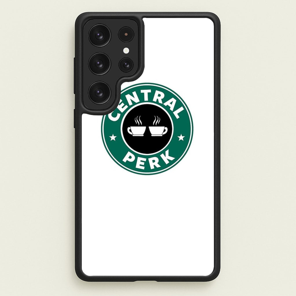 Central Perk - Coffee Logo - Coffee Phone Case for Galaxy S22 Ultra
