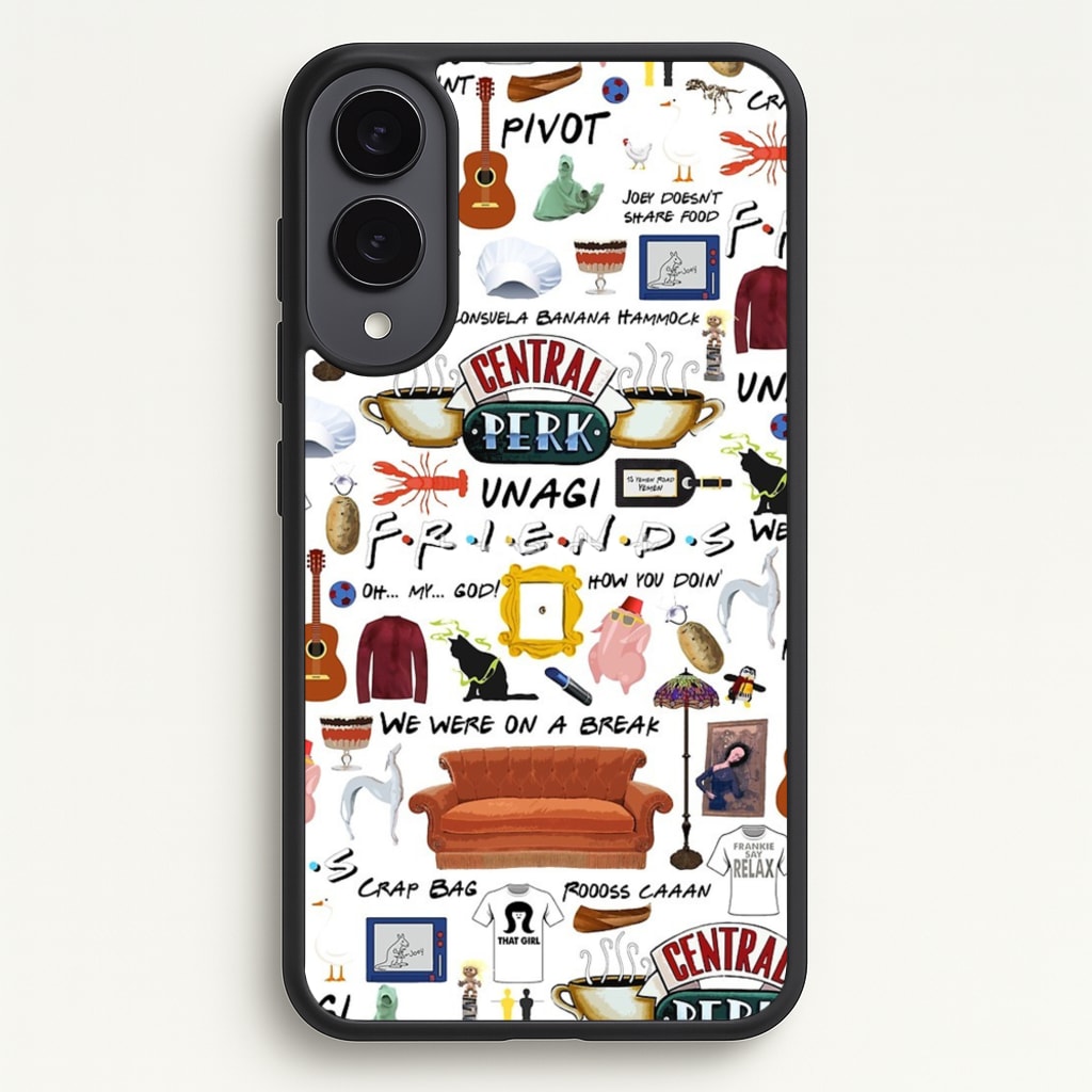 Friends Collage - Friends Phone Case for Galaxy S25 Edge