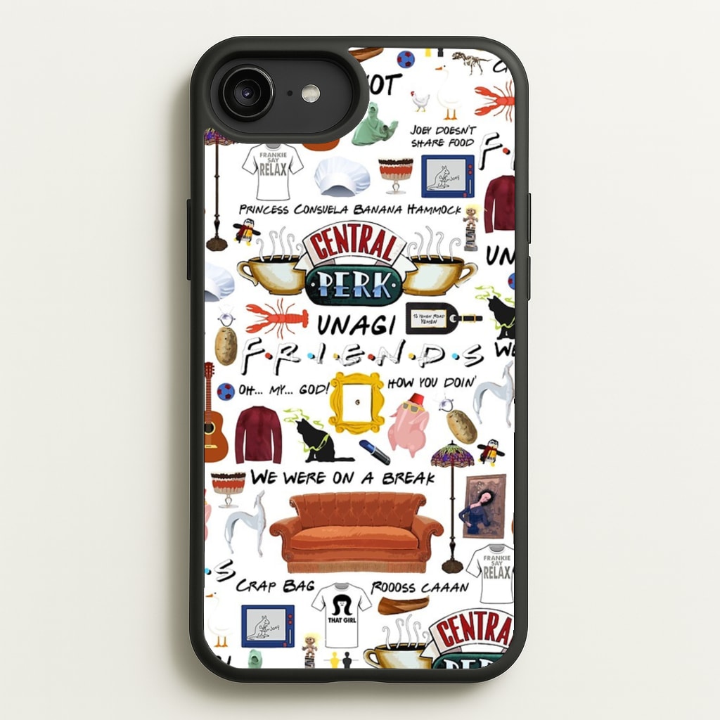 Friends Collage - Friends Phone Case for iPhone 6 Plus / 7 Plus / 8 Plus