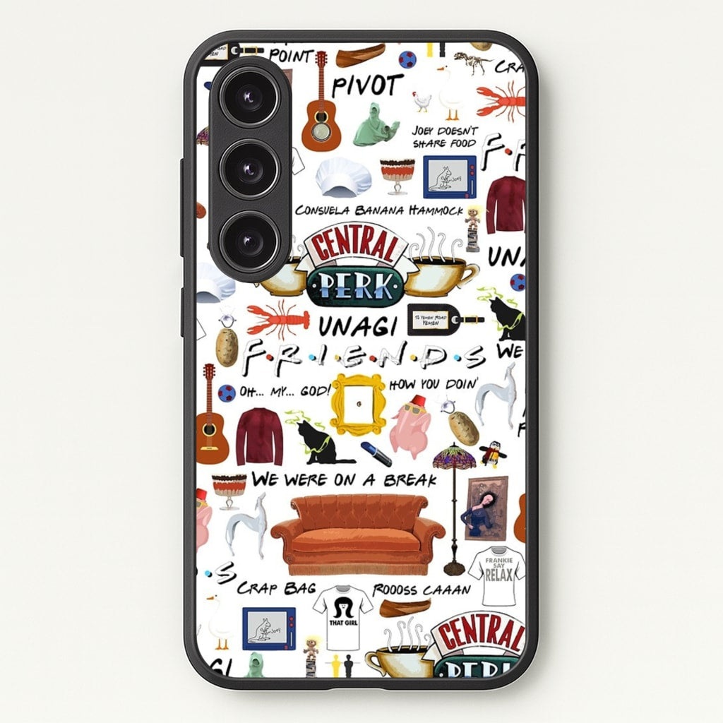 Friends Collage - Friends Phone Case for Galaxy S24FE
