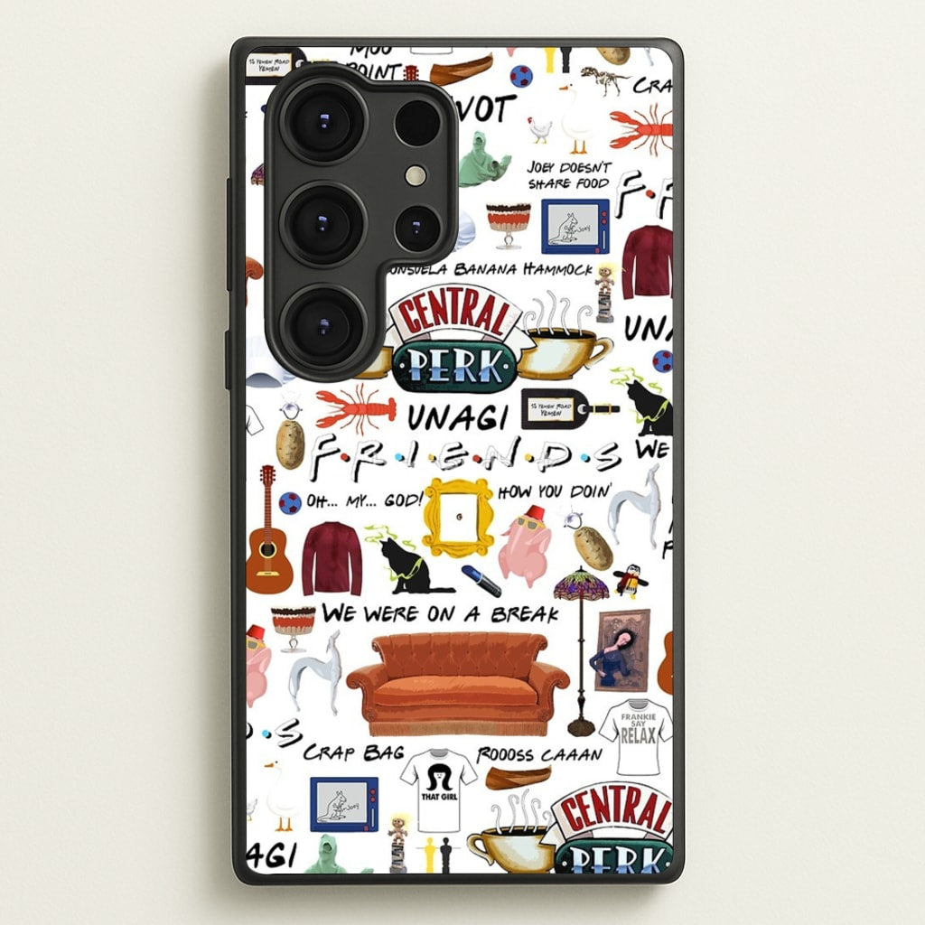 Friends Collage - Friends Phone Case for Galaxy S25 Ultra