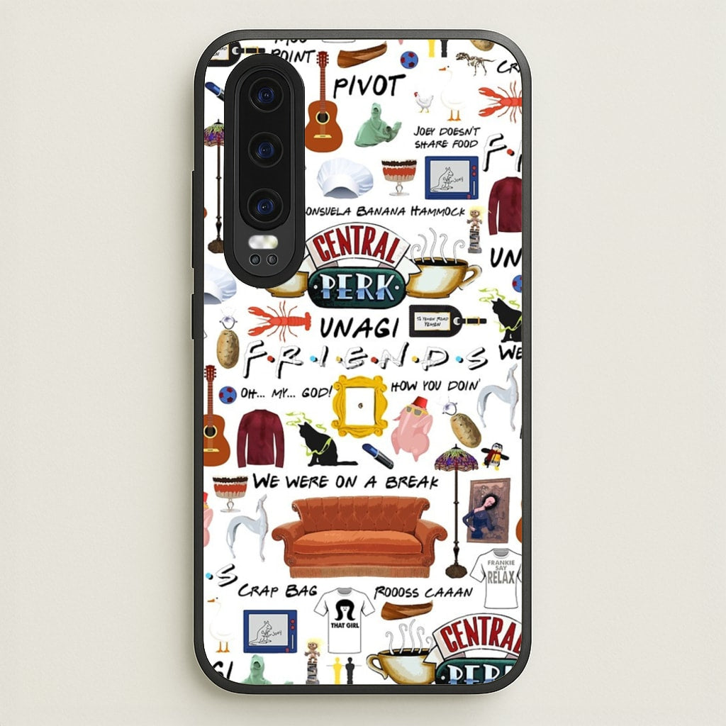 Friends Collage - Friends Phone Case for Huawei P30
