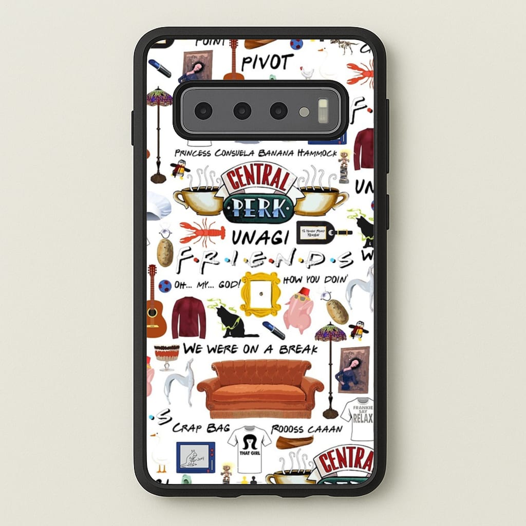 Friends Collage - Friends Phone Case for Galaxy S10 Plus