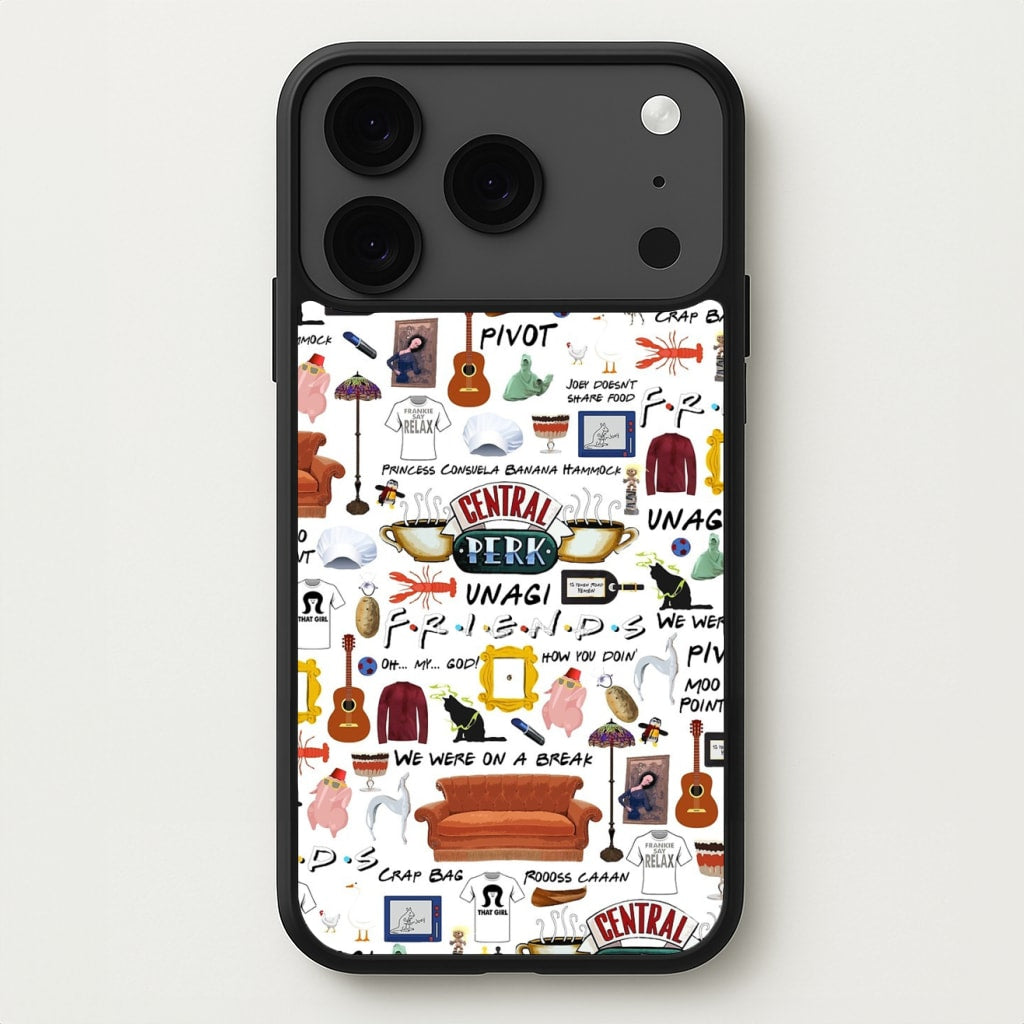 Friends Collage Phone Case for iPhone 17 Pro Max