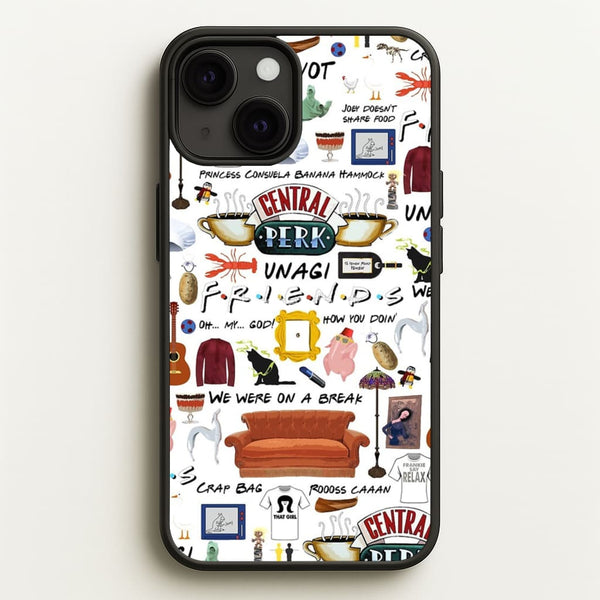 Friends Collage - Friends Phone Case for iPhone 13 Mini