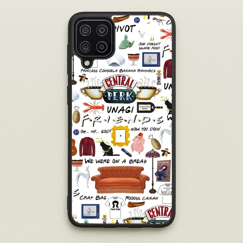 Friends Collage - Friends Phone Case for Galaxy A12