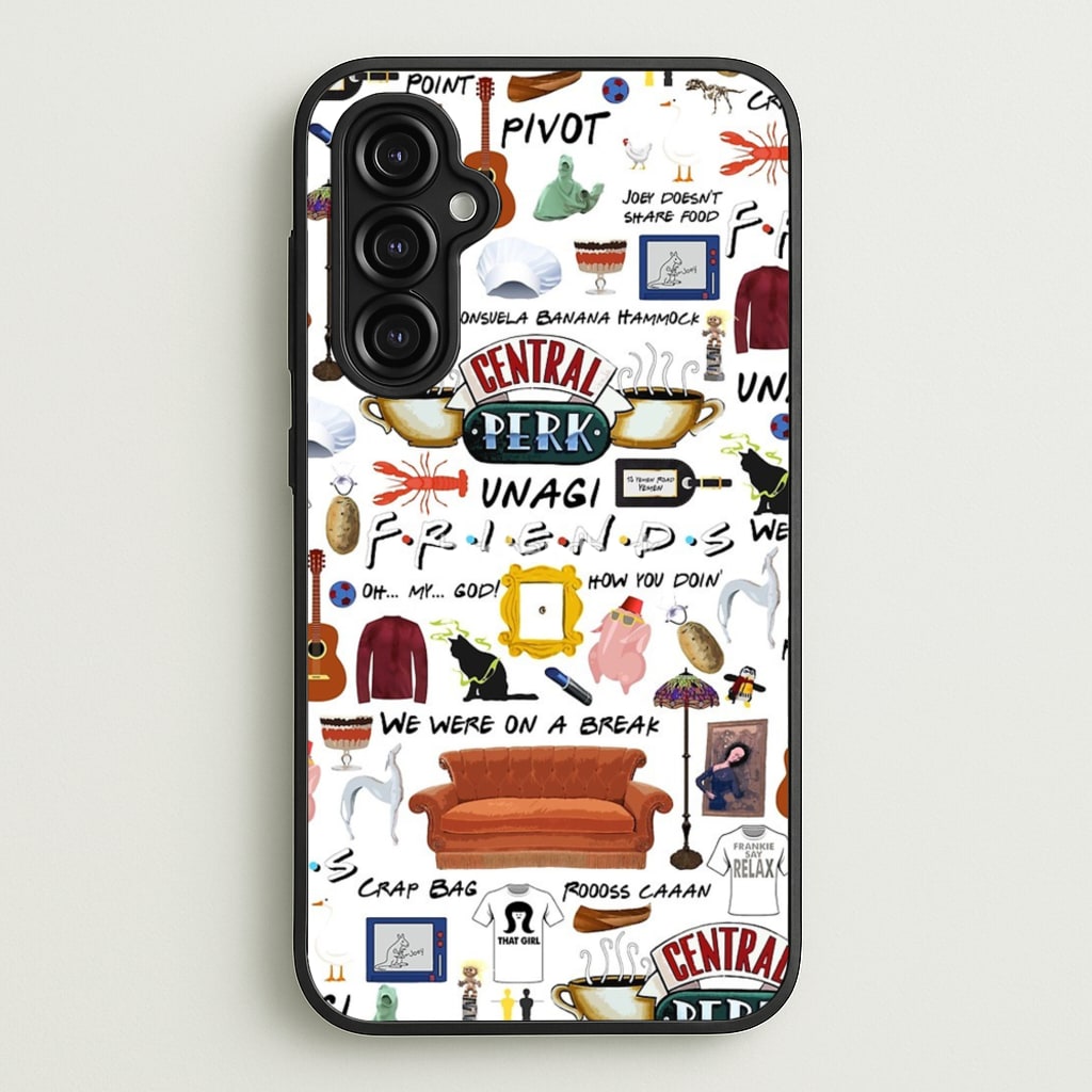 Friends Collage - Friends Phone Case for Galaxy A14