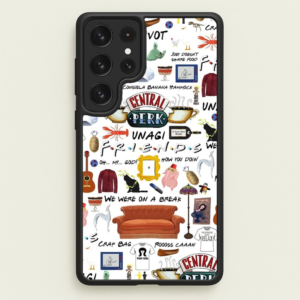 Friends Collage - Friends Phone Case for Galaxy S22 Ultra