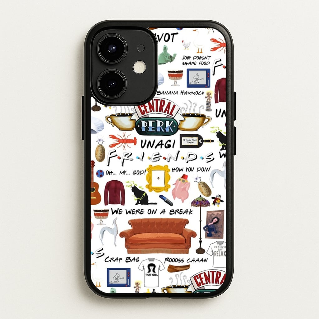 Friends Collage - Friends Phone Case for iPhone 12 / 12 Pro