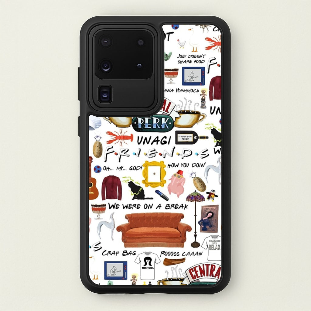 Friends Collage - Friends Phone Case for Galaxy S20 Ultra