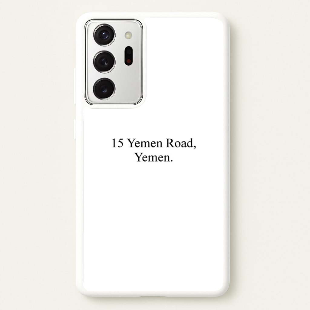 15 Yemen Road, Yemen - Friends Phone Case for Galaxy Note 20 Ultra