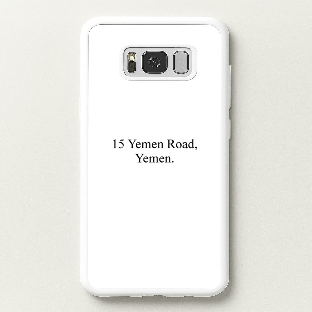 15 Yemen Road, Yemen - Friends Phone Case for Galaxy S8